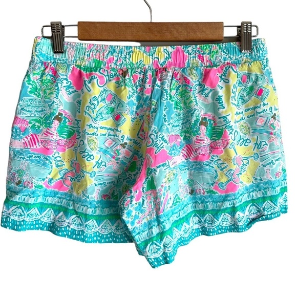 Lilly Pulitzer In The Beginning Katia Drawstring Shorts Size Small - Picture 8 of 8